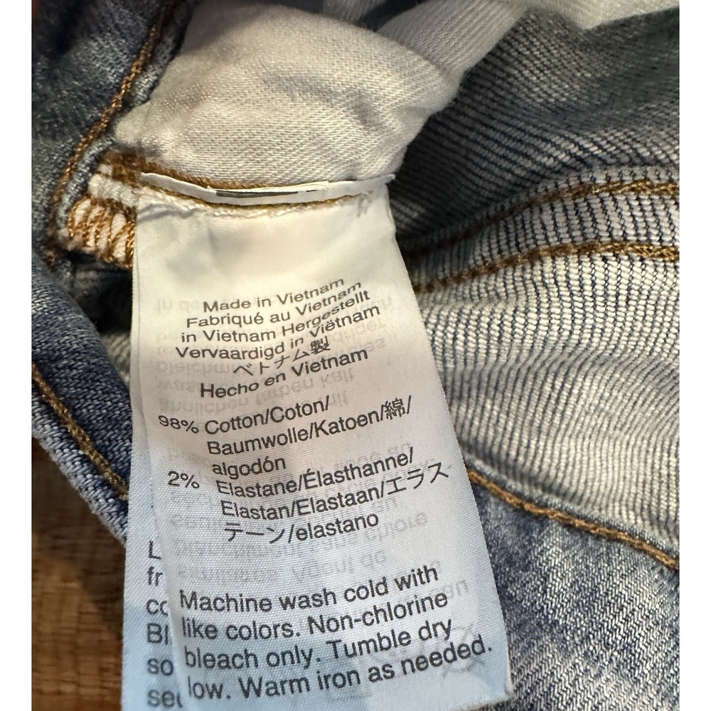 Madewell Womens Jeans Blue High Rise Skinny Stretch Light Wash Denim Size 28 - Picture 6 of 8